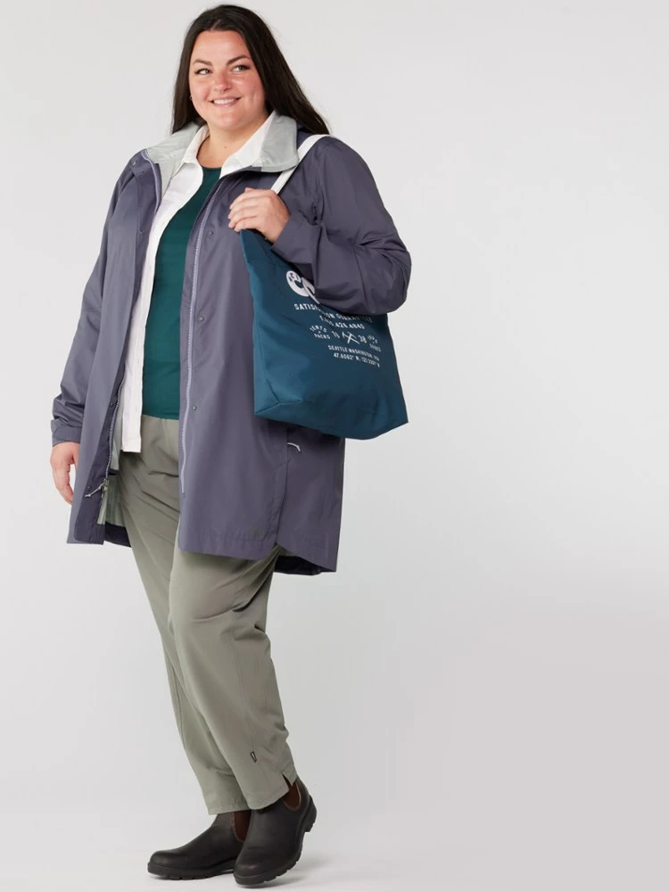 REI Co-op Rainier Long Line Rain Jacket - Women's Plus Sizes 4 REI Co-op Rainier Long Line Rain Jacket - Women's Plus Sizes - Image 4