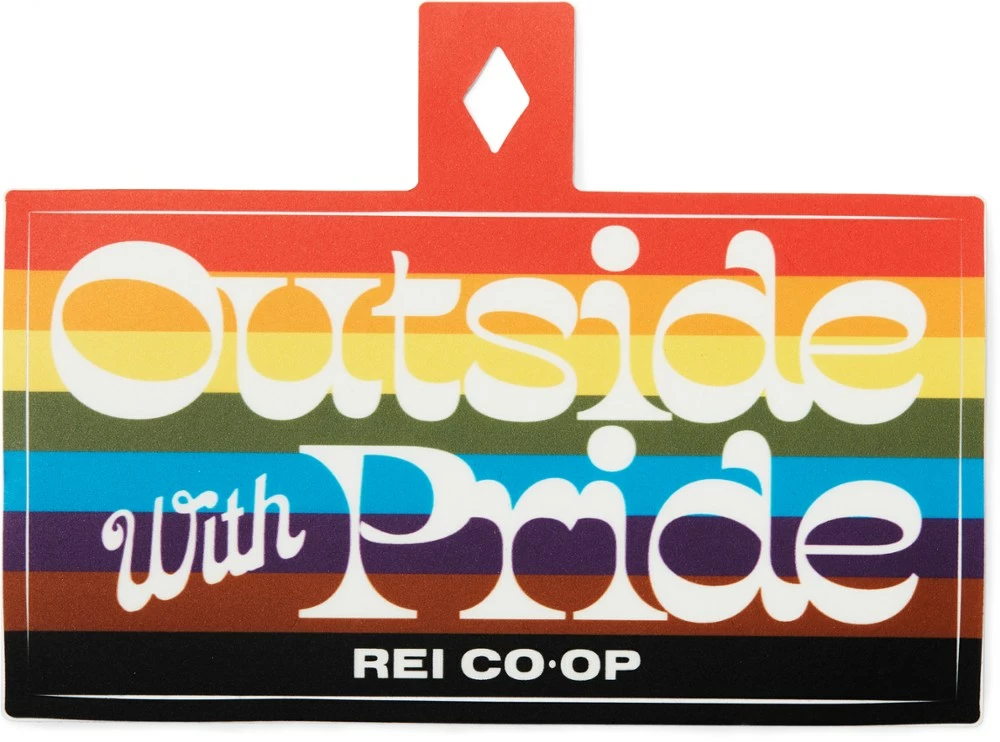 REI Co-op Pride Flag Graphic Sticker 1 REI Co-op Pride Flag Graphic Sticker