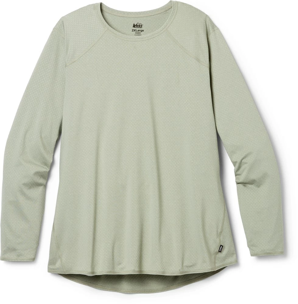 REI Co-op Lightweight Base Layer Long-Sleeve Crew Top - Women's Plus Sizes 4 REI Co-op Lightweight Base Layer Long-Sleeve Crew Top - Women's Plus Sizes - Image 4