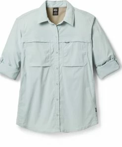 REI Co-op Sahara Solid Long-Sleeve Shirt - Women's -REI CO-OP Sale 591be419 1fe3 4910 8c3d 6a73cf5bc924