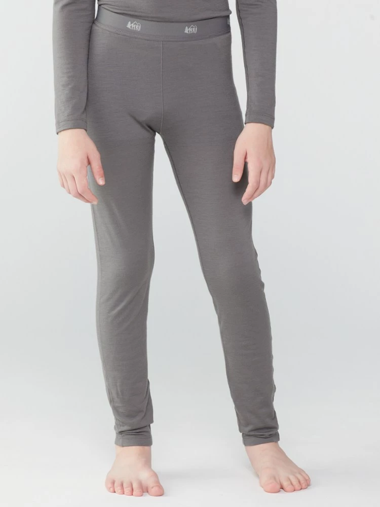 REI Co-op Merino Midweight Base Layer Bottoms - Kids' 2 REI Co-op Merino Midweight Base Layer Bottoms - Kids' - Image 2