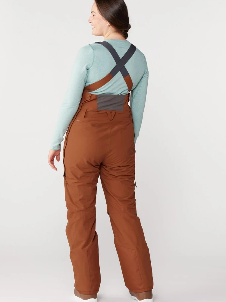 REI Co-op Powderbound Insulated Bib Snow Pants - Women's 3 REI Co-op Powderbound Insulated Bib Snow Pants - Women's - Image 3