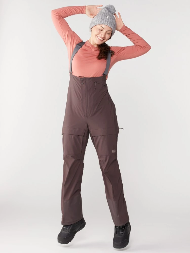 REI Co-op First Chair GTX Bib Snow Pants - Women's 4 REI Co-op First Chair GTX Bib Snow Pants - Women's - Image 4
