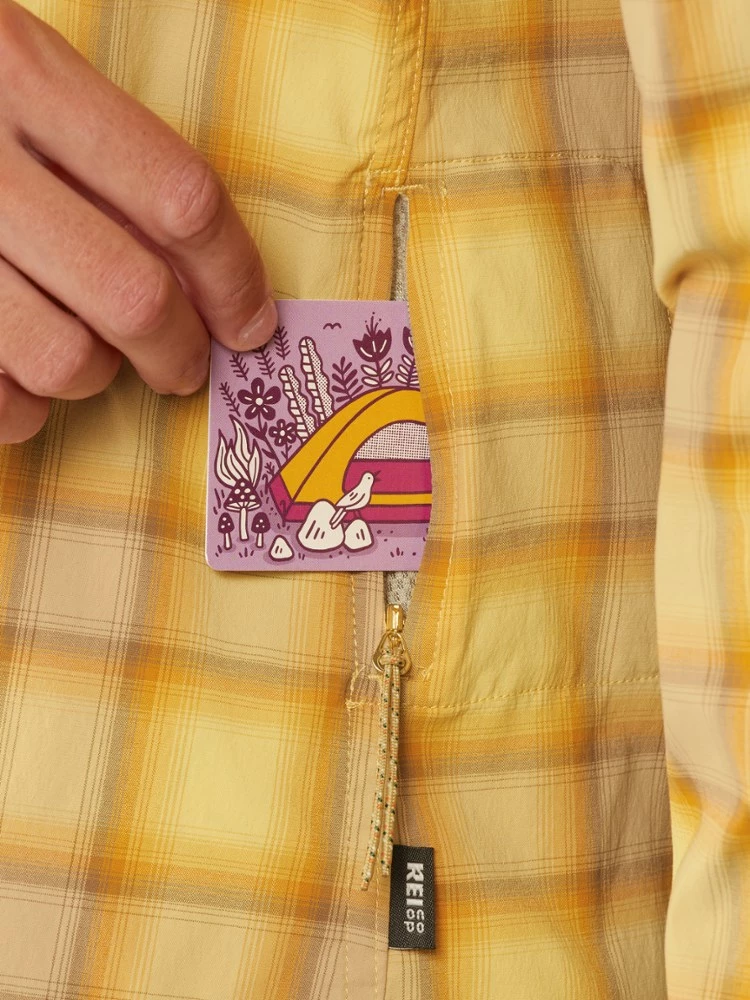 REI Co-op Sahara Long-Sleeve Pattern Shirt - Women's 9 REI Co-op Sahara Long-Sleeve Pattern Shirt - Women's - Image 9