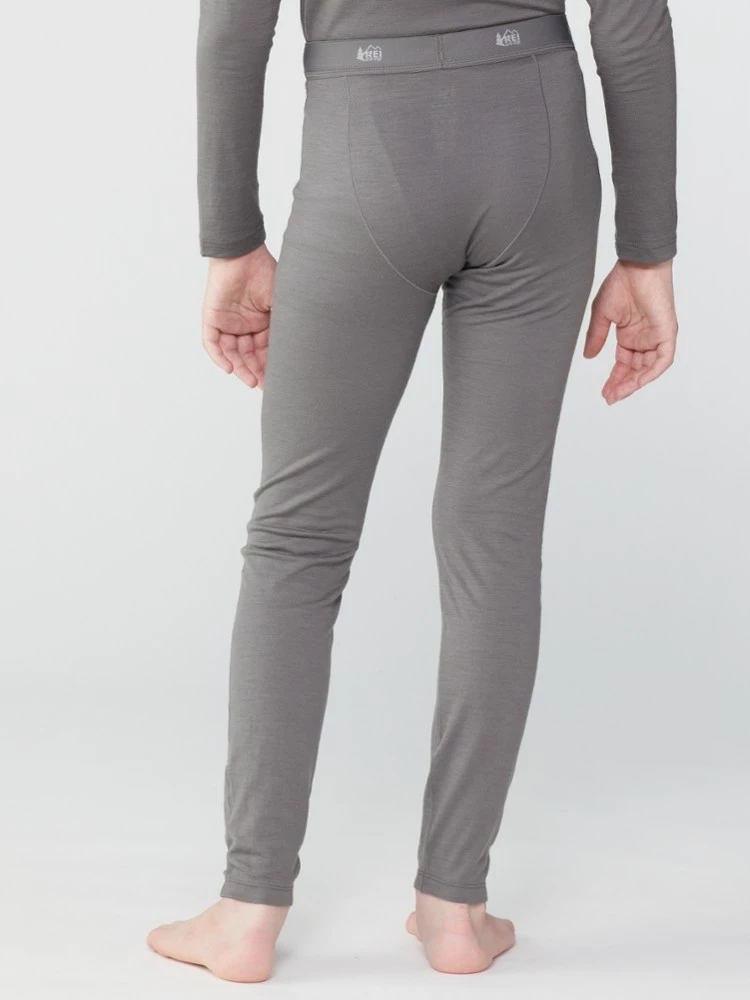 REI Co-op Merino Midweight Base Layer Bottoms - Kids' 3 REI Co-op Merino Midweight Base Layer Bottoms - Kids' - Image 3