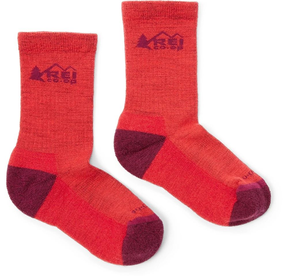 REI Co-op Trailsmith Merino Wool Lightweight Crew Socks - Kids' 1 REI Co-op Trailsmith Merino Wool Lightweight Crew Socks - Kids'