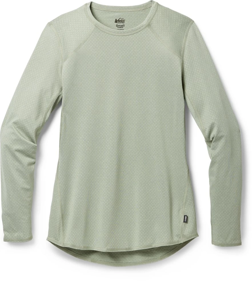 REI Co-op Lightweight Base Layer Long-Sleeve Crew Top - Women's 4 REI Co-op Lightweight Base Layer Long-Sleeve Crew Top - Women's - Image 4
