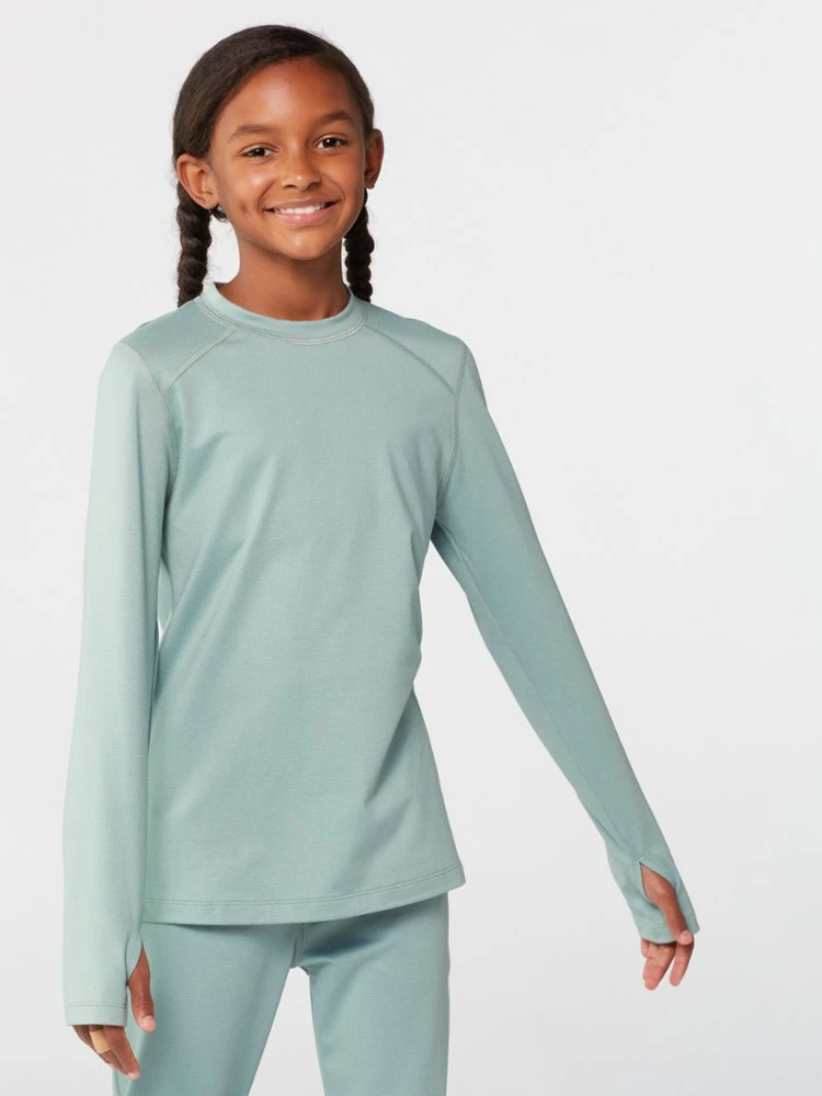 REI Co-op Midweight Crew Long Underwear Top - Kids' 2 REI Co-op Midweight Crew Long Underwear Top - Kids' - Image 2