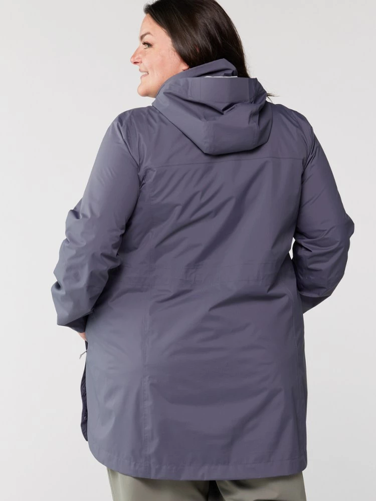 REI Co-op Rainier Long Line Rain Jacket - Women's Plus Sizes 3 REI Co-op Rainier Long Line Rain Jacket - Women's Plus Sizes - Image 3
