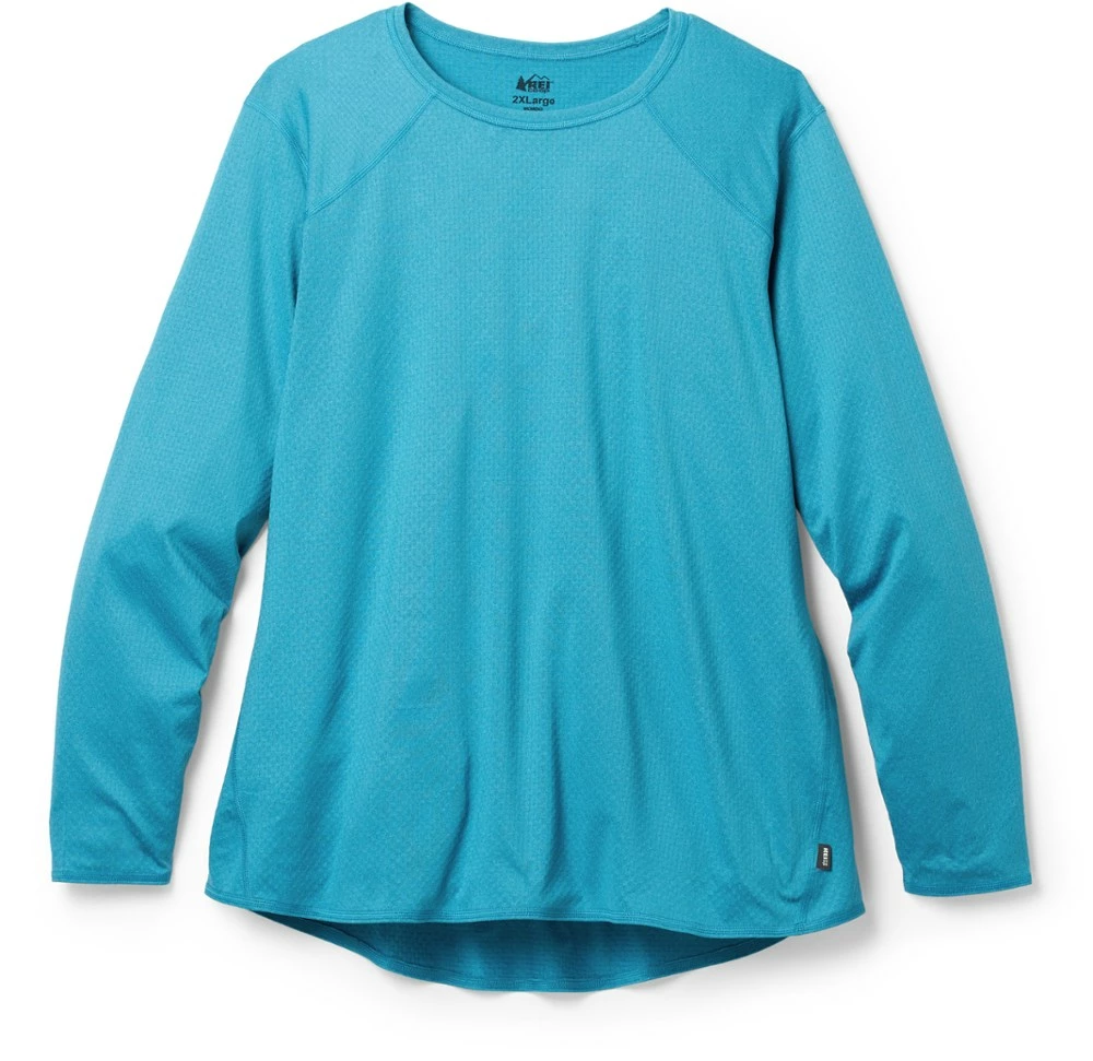 REI Co-op Lightweight Base Layer Long-Sleeve Crew Top - Women's Plus Sizes 8 REI Co-op Lightweight Base Layer Long-Sleeve Crew Top - Women's Plus Sizes - Image 8