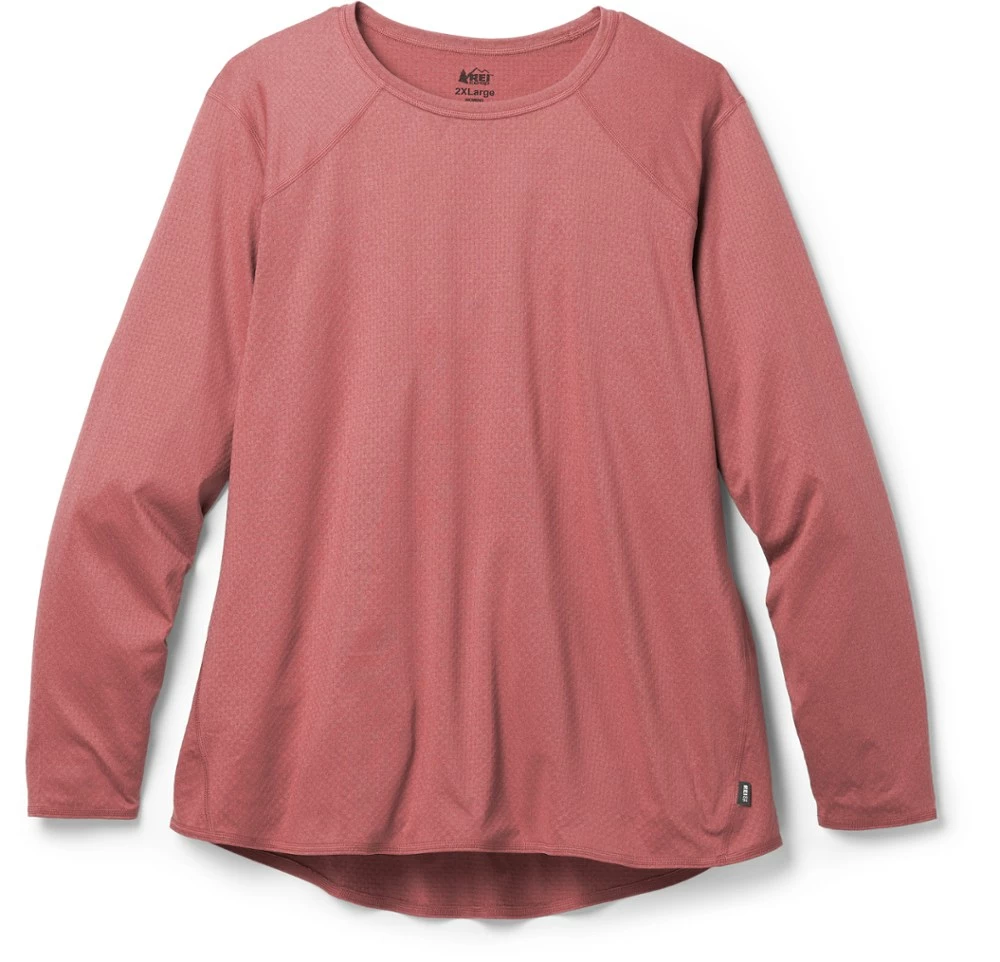 REI Co-op Lightweight Base Layer Long-Sleeve Crew Top - Women's Plus Sizes 7 REI Co-op Lightweight Base Layer Long-Sleeve Crew Top - Women's Plus Sizes - Image 7